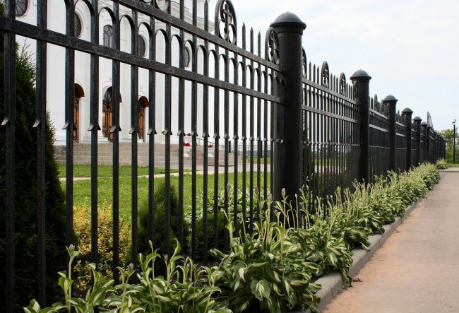 Iron fencing