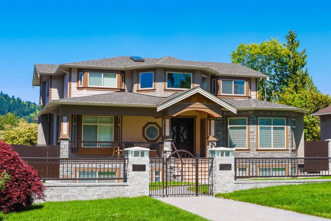 a well designed house front